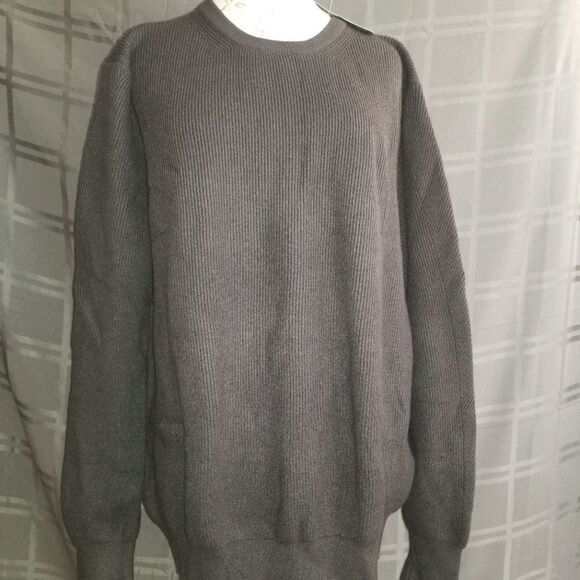 Ninovino Mens Grey Ribbed Sweater NWOT Large - Picture 1 of 5